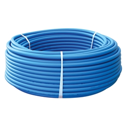 Blue MDPE Water Pipe 20mmx150m