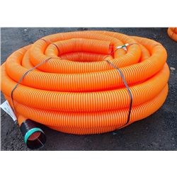 Roll Coil Duct 50mx110mm Pull Cord Orange