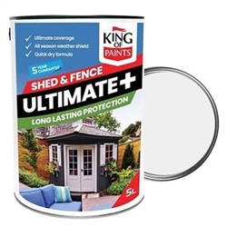 King of Paints Shed & Fence White