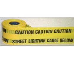 'Caution Street Light Duct Below' 365m Tape