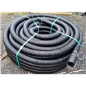 Coil Duct 50m x 50mm Pull Cord Black 