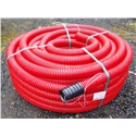 Coil Duct 50m x 50mm Pull Cord Red