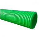 6m Green Twinwall Pipe 110mm