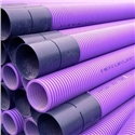 6m Purple Twinwall Pipe 110mm