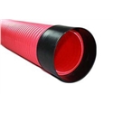 6m Red Twinwall Pipe 110mm Electric